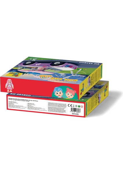 Eğitici Bloklar Kız Arabası 136 Parça Yapı Seti indirimleri