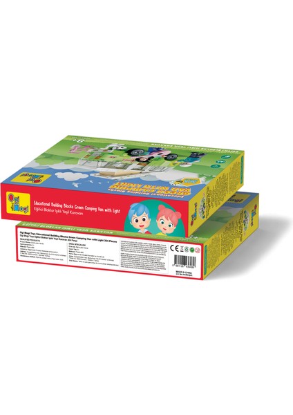 Eğitici Bloklar Işıklı Yeşil Karavan 304 Parça Yapı Seti fırsatları