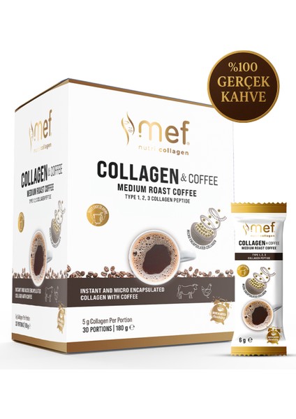 Collagen & Coffee Gerçek Kahveli Kolajen
