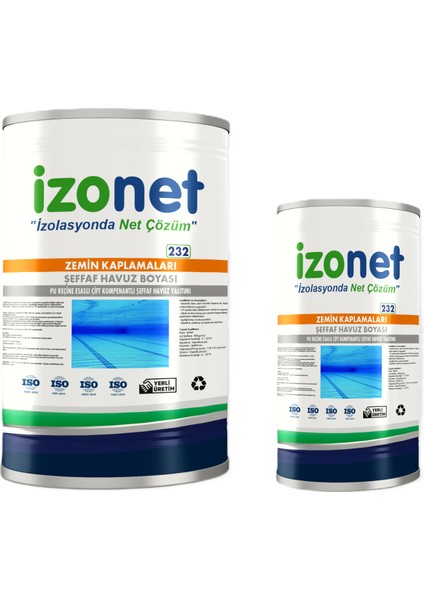 Izonet 232 Havuz Izolasyon(Şeffafhavuz Boyası)