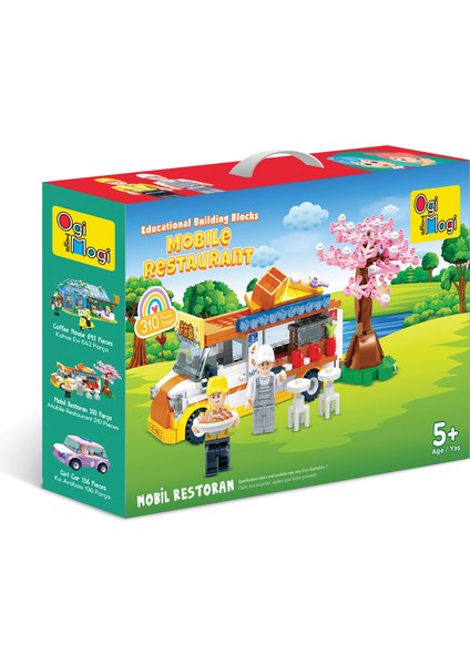 Eğitici Bloklar Mobil Restoran 310 Parça Yapı Seti modelleri