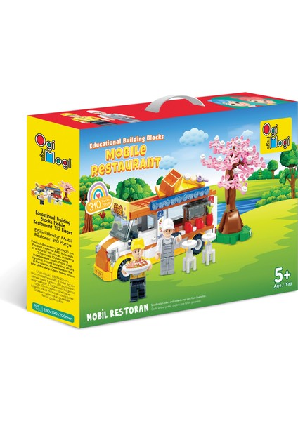 Eğitici Bloklar Mobil Restoran 310 Parça Yapı Seti fırsatları