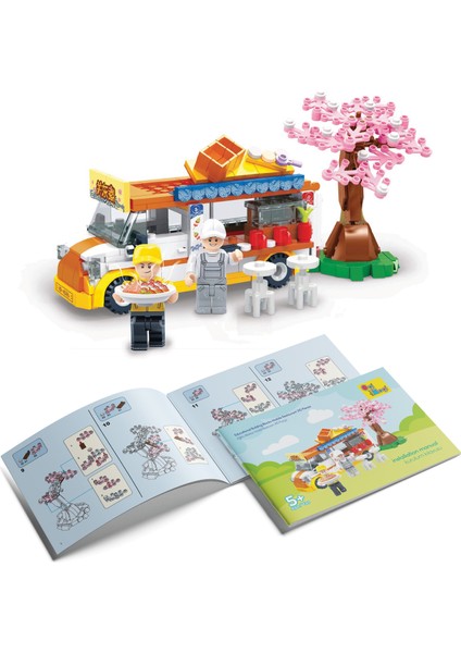 Eğitici Bloklar Mobil Restoran 310 Parça Yapı Seti