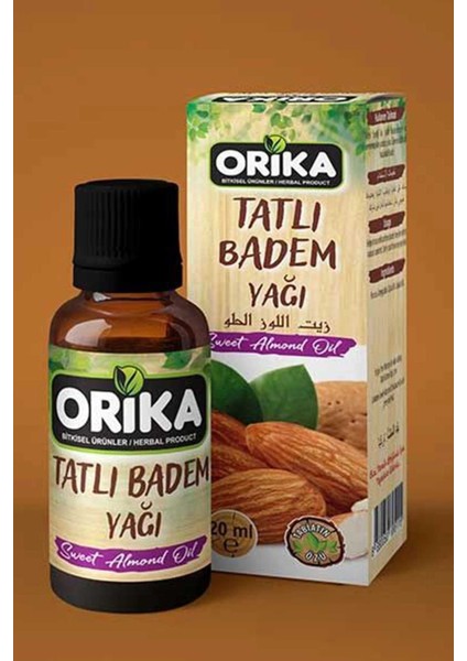 Tatlı Badem Yağı 20 Ml.