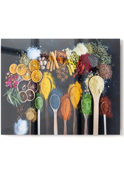 Premium Mutfak Cam Ocak Arkası Koruyucu Tezgah Ankastre Arkası Koruyucu 50X60CM | Baharat Kaşık fiyatları