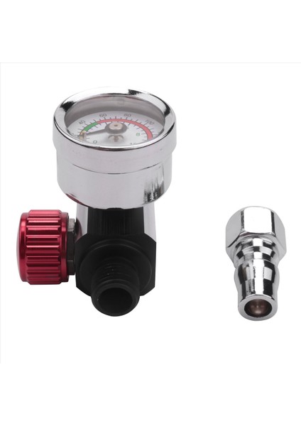 5pc 1/4 Inç Bsp Mini Hava Regülatör Valf Aracı Dayanıklı Küçük Kuyruk Basınç Göstergesi 48 x 60MM Püskürtme Aracı Için Nozul ile (Yurt Dışından) modelleri
