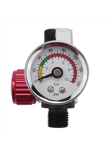 5pc 1/4 Inç Bsp Mini Hava Regülatör Valf Aracı Dayanıklı Küçük Kuyruk Basınç Göstergesi 48 x 60MM Püskürtme Aracı Için Nozul ile (Yurt Dışından) indirimleri