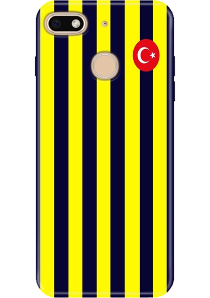 General Mobile Gm 8 Go Kılıf Desenli Baskılı Tpu Rubber Kapak Çubuklu Forma