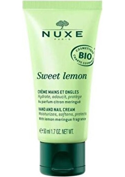 Sweet Lemon El ve Tırnak Bakım Kremi 50 ml Nemlendirici Etki Tüm Cilt Tipleri İçin fiyatları