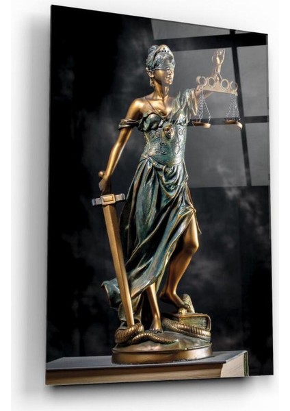 Avukat Ofisine Hediye Themis Heykeli Adalet Heykeli Kırılmaz Cam Tablo Ev Ofis Iş Yeri Hediryesi modelleri
