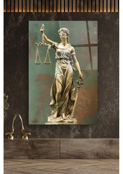 Avukat Ofisine Hediye Themis Heykeli Adalet Heykeli Kırılmaz Cam Tablo Ev Ofis Iş Yeri Hediryesi fırsatları