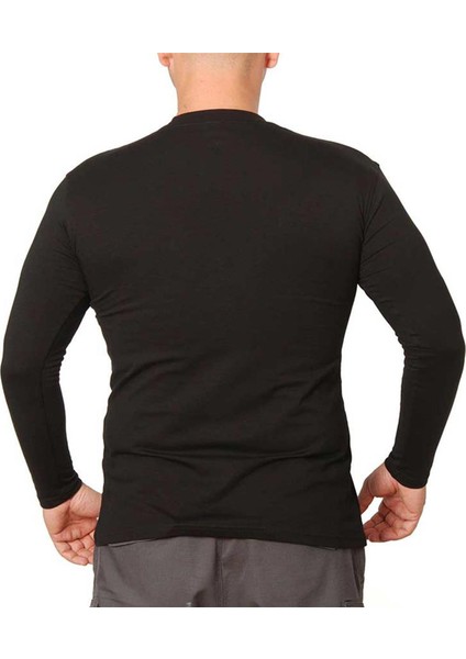 T-SHIRT PRO UZUN KOLLU -SİYAH