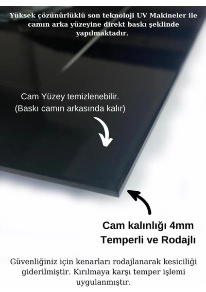 Gold Çerçeve Görünümlü Osmanlı Tuğrası 4mm Kırılmaz Temperli Yüksek Çözünürlüklü Cam Tablo indirimleri