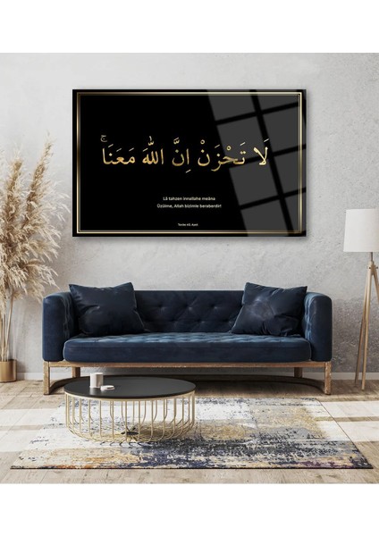 Tevbe 40.ayet 4mm Lüks Kırılmaz Temperli Yüksek Çözünürlüklü Cam Tablo modelleri