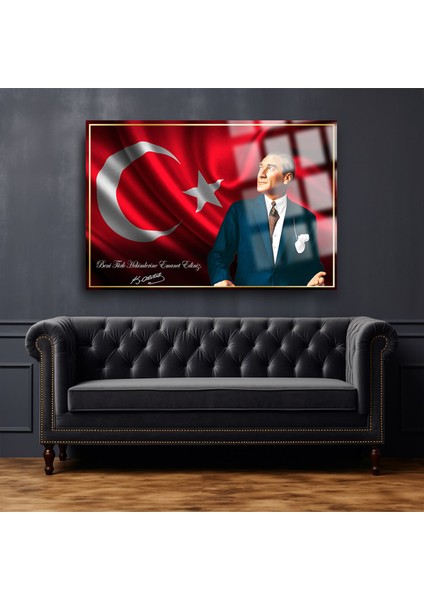 Atatürk Beni Türk Hekimlerine Emanet Ediniz Kırılmaz Cam Tablo Doktora Hediye Doktorlar Için Tablo modelleri