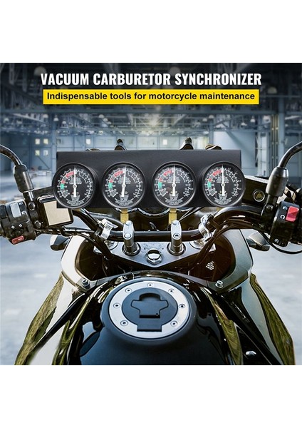 Dört Silindirli Vakum Karbüratör Senkronizatör Senkronizasyonu 4 Gösterge Motosiklet Dengeleyici Vakum Metre Senkron Vakum Tablo (Yurt Dışından) fırsatları