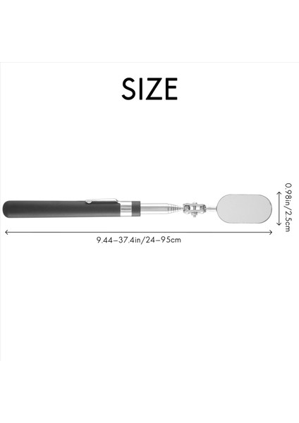 6 Adet Teleskopu Denetim Aynası Aracın Durumunu Kontrol Etmek Için Ayna Denetim Aracı Gözlemle (Oval) (Yurt Dışından) fiyatları