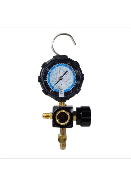 Düşük Yan Basınç Göstergesi R410A R22 R404A Kurduşum Sebiyeci Şarjı Için Kontrol Vana Ile Tek Bölge Manyold Göstergesi (Yurt Dışından)