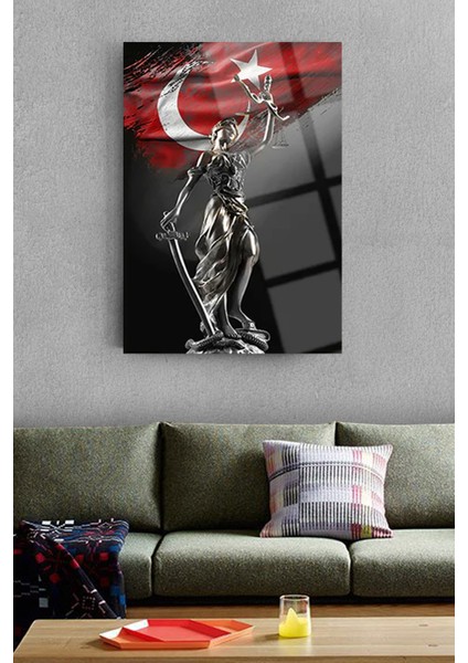 Avukat Ofisine Hediye Themis Heykeli Adalet Heykeli Kırılmaz Cam Tablo Ev Ofis Iş Yeri Hediryesi fırsatları