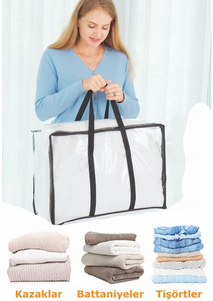 Deprem Hazırlık Çantası 50X34X13 cm Kalın Şeffaf fiyatları