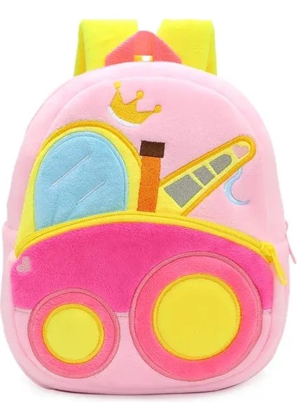 Karikatür 3D Ekskavatör Traktör 2-4 Yıllık Toddler Sırt Çantası Mühendislik Araçları Sırt Çantası Çocuk Anaokulu Schoolbag Bebek Rengi: Vinç (Yurt Dışından)