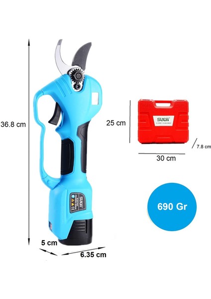 Sc 8610 LED Ekranlı Akülü Şarjlı Budama Makası indirimleri