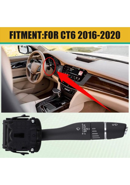 84618987 Cadillac Ct6 Için Araba Silecek Anahtarı Montajı 2016-2020 84486523 84180384 (Yurt Dışından) fırsatları