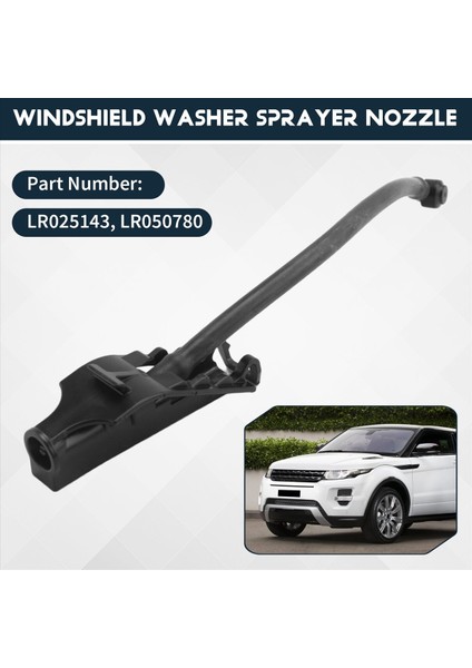 Land Rover Range Rover Evoque L538 2012-2019 Ön Cam Yıkayıcı Nozul Püskürtücü Cam Jeti Isıtmalı LR050780 (Yurt Dışından) fırsatları