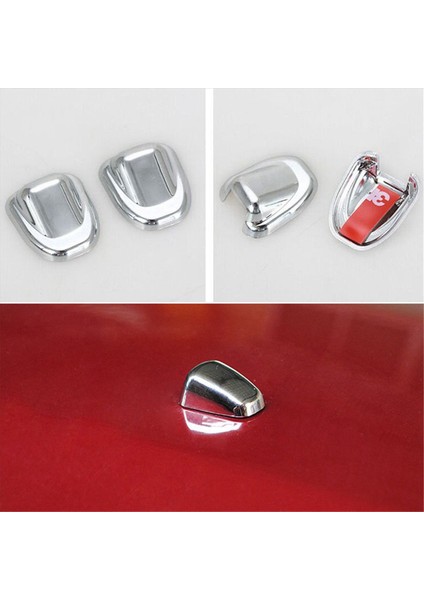 4pcs Ön Cam Yıkayıcı Silinme Silinme Nozul Dekoratif Kapak 2007-2016 Yıl Jeep Pusula / Patriot (Yurt Dışından) fiyatları