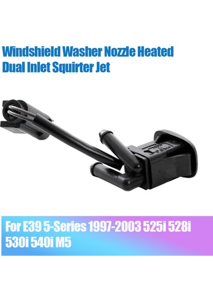 -Bmw E39 5 Serisi 1997-2003 525I 528I 530I 540I M5 Ön Cam Yıkayıcı Nozul Isıtmalı Çift Giriş Squirter Jet (Yurt Dışından) fiyatları