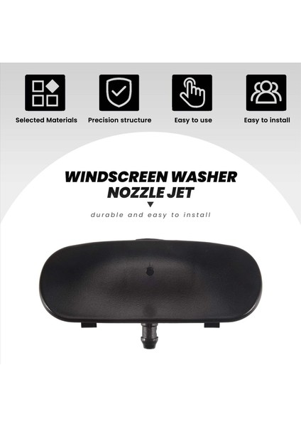 Sol Yan Ön Cam Ön Cam Yıkayıcı Nozul Sprey Jet 4G095987A -Audi A6 C7 Allroad S6 Rs6 2011-2018 Isıtılmış (Yurt Dışından) fırsatları