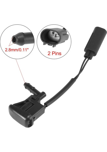 Yeni Ön Cam Isıtmalı Yıkama Püskürtücü Nozul Jeti 61668361039 -Bmw 3 Serisi E46 325 330 2003-2006 / E89 Z4 2009-2015 (Yurt Dışından) modelleri