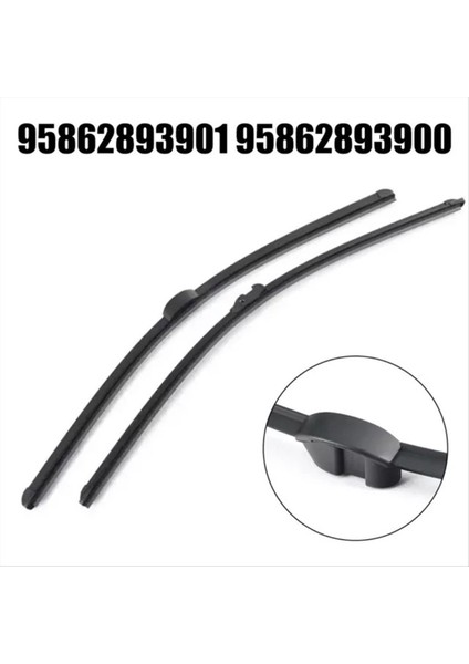 1 Çift Ön Silecek Bıçağı 95862893900 95862893901 Için Cayenne 2011-2018 Cayenne Parçaları (Yurt Dışından) fırsatları