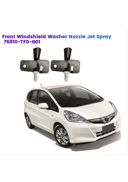 2pcs Ön Cam Yıkayıcı Nozul Jet 76810-TF0-G01 Honda Ge8 Caz Fit 2008-2013 Hood Ön Cam Yıkayıcı Sprey Jet (Yurt Dışından) fırsatları
