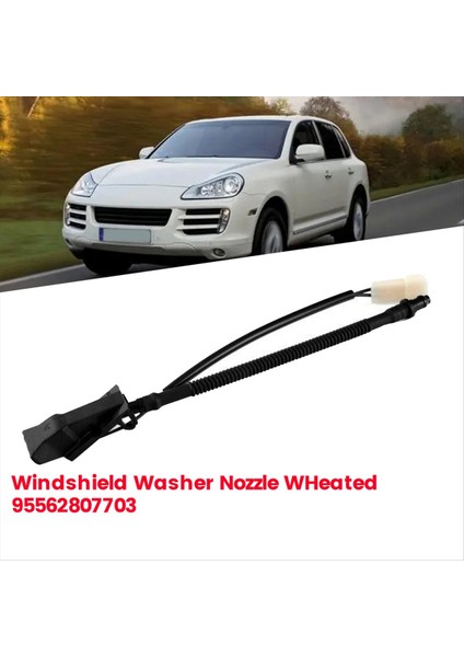 Porsche Cayenne 2007-2010 Için Isıtmalı 95562807703 ile Araba Ön Ön Cam Yıkama Nozul (Yurt Dışından) modelleri