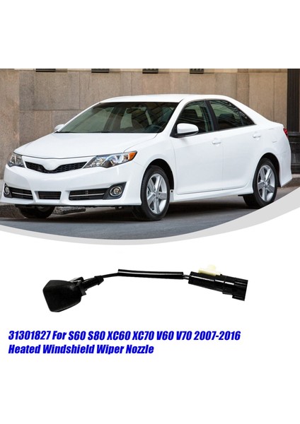 Volvo S60 S80 XC60 XC70 V60 V70 2007-2016 Isıtmalı Ön Cam Silecek Memesi Için Ön Ön Cam Yıkama Sprey Jeti 31301827 (Yurt Dışından) fiyatları