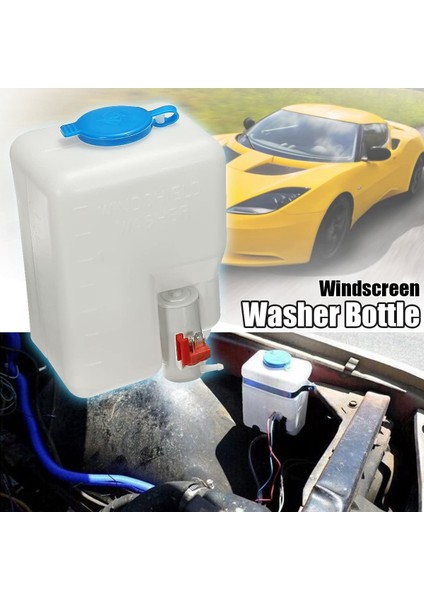 Evrensel Araba Ön Cam Yıkayıcı Pompası Yıkayıcı Sıvı Rezervuar Şişe Kiti Yıkayıcı Sistemi Pompa Jet Düğmesi Anahtarı 160186 (Yurt Dışından) fiyatları