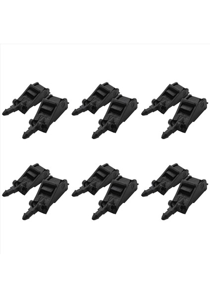Volkswagen Golf Passat Için 12PC Araba Ön Cam Yıkayıcı Su Nozul 6RD955985 6E0955985B 6E0955985A (Yurt Dışından)