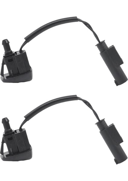 2x Ön Cam Isıtmalı Yıkayıcı Püskürtücü Nozul Jet 61667046060 -Bmw 5 Serisi E60 E61 2004-2010 525I 528I 530I 535I 550I (Yurt Dışından)