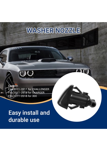 Chrysler 300 Dodge 5182327AA Için 2pcs Araba Ön Cam Yıkayıcı Nozul (Yurt Dışından) fırsatları