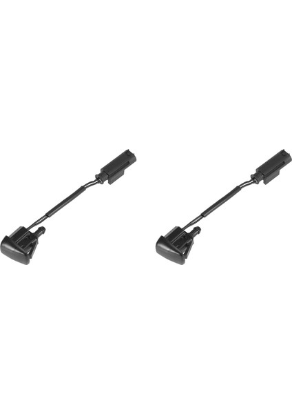 2x Araba Ön Cam Isıtmalı Yıkayıcı Püskürtücü Nozul Jet 61667054445 Bmw 6 Serisi E63 E64 2002-2007 (Yurt Dışından)