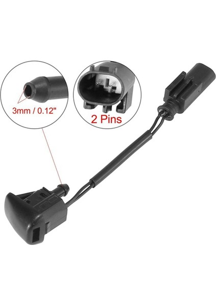 2x Araba Ön Cam Isıtmalı Yıkayıcı Püskürtücü Nozul Jet 61667054445 Bmw 6 Serisi E63 E64 2002-2007 (Yurt Dışından) fiyatları