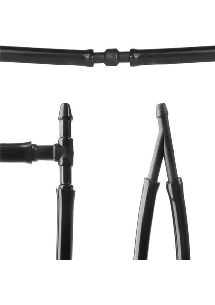 Evrensel 2m Ön Cam Yıkayıcı Nozul Hortum Tüp Boru Konektörlü T Ön Cam Far Pompası Için Düz (Yurt Dışından) modelleri