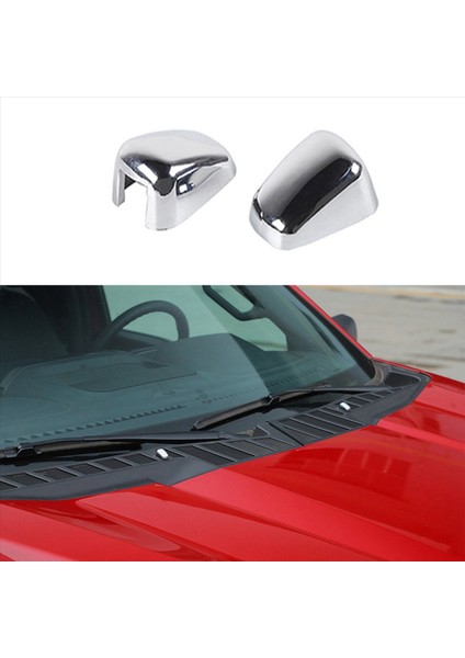 4x Krom Ön Cam Silinme Nozul Dekorasyon Kapağı Trim Dodge Ram Durango -Chrysler 300C (Yurt Dışından) modelleri