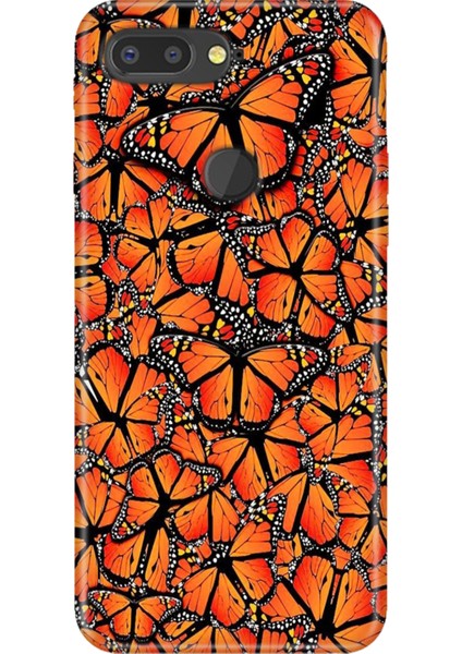 General Mobile Gm 9 Pro Kılıf Desenli Baskılı Tpu Rubber Kapak Kelebek Cümbüşü