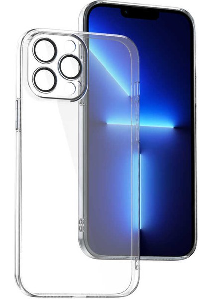 iPhone 13 Pro Max Uyumlu Vlmt Fizy Kapak-Renksiz