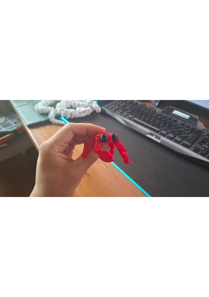 3D Baskı Eklemli Yengeç – Hareketli Masaüstü Oyuncak ve Dekoratif Figü fırsatları