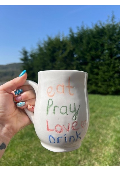 Siz Hayaledin Biz Yazalım Kupalarımız 500ML Büyük Kupa Yazılı Model modelleri