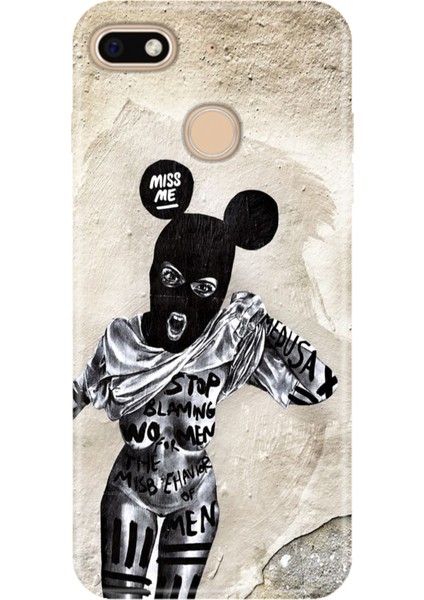 General Mobile Gm 8 Go Kılıf Desenli Baskılı Tpu Rubber Kapak Artful Minnie