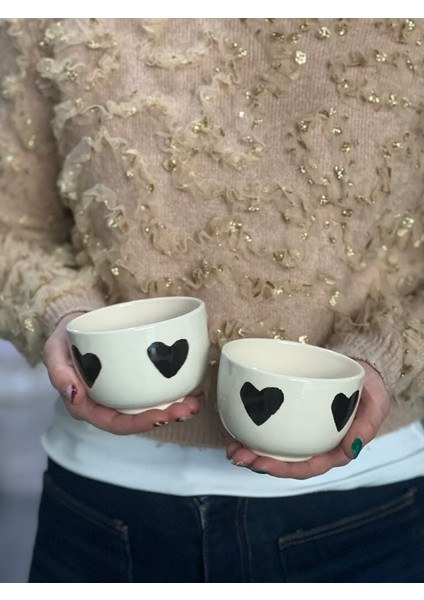 2 Adet Siyah Kalpli Çerezlik Kase modelleri